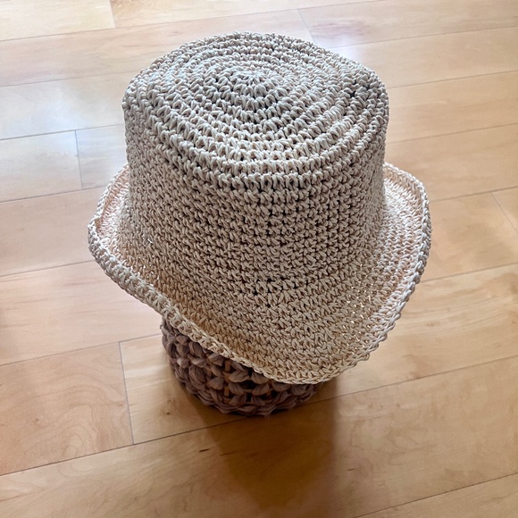 Vitamin A~Cannes Woven Straw Bucket Hat